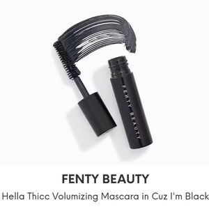 🤩FENTY BEAUTY Hella Thicc Volumizing Mascara In Cuz I'm Black
